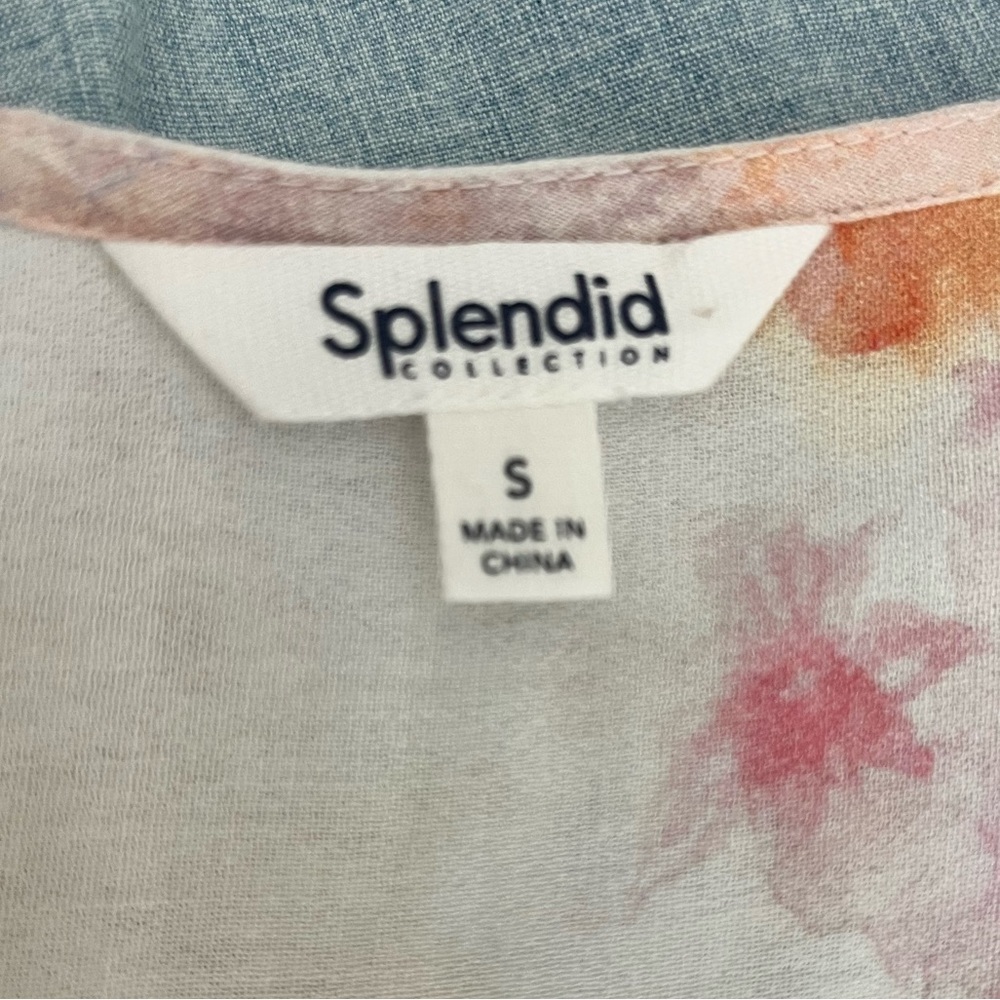 Splendid Pastel Floral Midi Dress - Picture 4 of 6